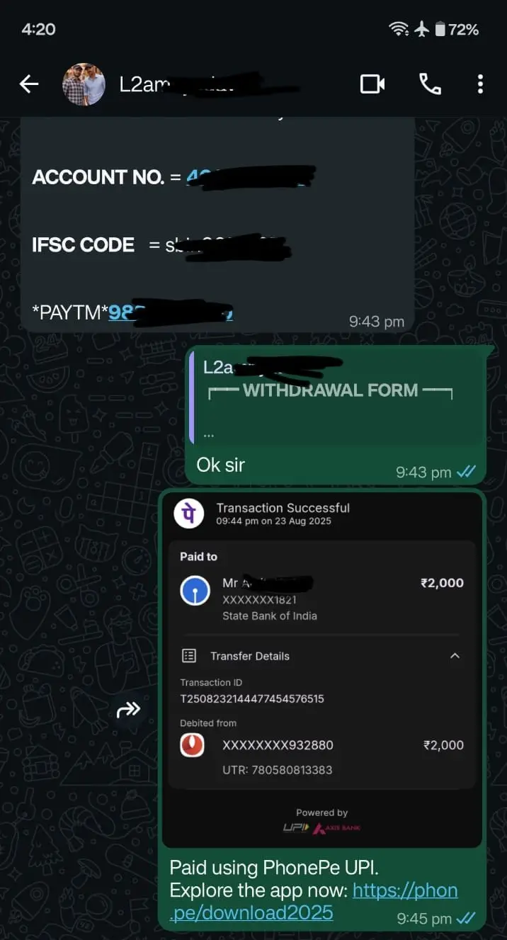 Mahadev Book withdrawal proof 2